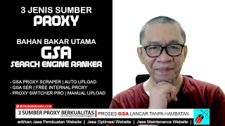 Proxy Khusus GSA Search Engine Ranker  Auto dan Manual Upload Proxy [upl. by Eilssel]