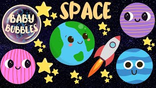 BABY SENSORY Cute SPACE ADVENTURE for Babies High Contrast Video babysensory highcontrast [upl. by Einej]