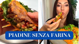 PIADINA DI CAROTE  SENZA FARINA Ricetta SENZA GLUTINE [upl. by Solegna]