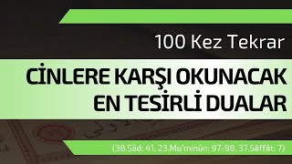 Cinlerden Korunmak İçin  Ahmed Hulusi  100 Kez Tekrar [upl. by Averir359]