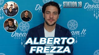 Alberto Frezza talks about his experience on Station 19 [upl. by Sanburn49]