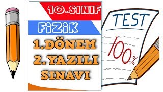 Fizik 10Sınıf 1Dönem 2Yazılı Sınavı Soruları [upl. by Yroffej484]