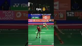 Viktor Axelsen vs Lin Dan  World Championships 2017 badminton bwf shorts viral [upl. by Siloum]