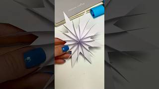 ❄️⭐️ DIY Paper Snowflake svetaartandcraft diy craft snowflakes christmas newyear crafts [upl. by Janet805]