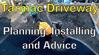 Laying of a new Tarmac Driveway Timelapse  My Experience Shared [upl. by Eahsan]