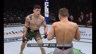 UFC277 Pelea Gratis Moreno Kara France 1 [upl. by Ainolopa262]