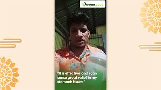 Queensveda Total Detox Customer Stories  helped me fix my gas and other stomach issues [upl. by Robison276]