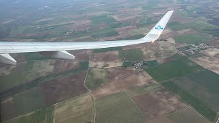 Lovely and Extremely Early Morning Landing into Charles DE Gaulle Airport [upl. by Eikin]