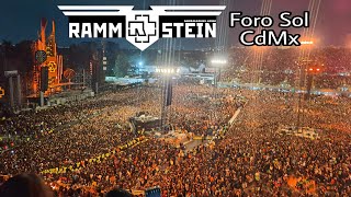 RAMMSTEIN MÉXICO 2022 FORO SOL Links 2 3 4 Heirate Mich Du Hast Ich Will Gira Norteamerica [upl. by Ardnek]