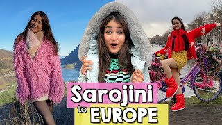 I Wore Cheap Sarojini Nagar Winter Outfits in Europe  Try On 😍 [upl. by Nnire650]