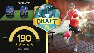 FIFA 16  WINNING THE DRAFT WITH A 190 [upl. by Lolanthe602]