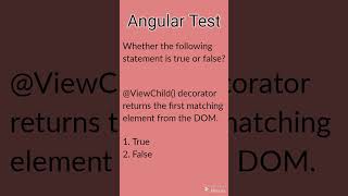 Angular Test Question [upl. by Onitrof]