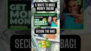 Secure the Bag 5 Ways Black Women Can Make Money Online Without Breaking the Bank 2024 short [upl. by Ereveneug]