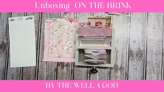 Unboxing ON THE BRINK  By the Well 4 God biblejournaling btw4gonthebrink [upl. by Jahdal]