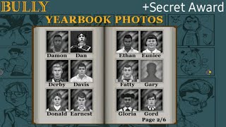 Bully Gameplay All Yearbook Photos  Secret Reward [upl. by Rica]