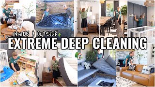 EXTREME WHOLE HOUSE DEEP CLEAN WITH ME🏠 CLEANING ROUTINE  2023 CLEANING MOTIVATION [upl. by Aan94]