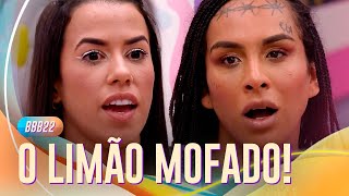 PASSADA LARISSA E O LIMÃO MOFADO QUE DEIXOU LINA EM CHOQUE 🍋  BBB 22 [upl. by Eimmak413]