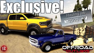 Offroad Outlaws EXCLUSIVE UPDATE NEW RAM TRX CHEVY S10 NEW TRAILERS amp HAULING JOB [upl. by Aliet]