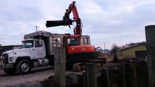 Kubota KX080 Super Double Boom [upl. by Naillil]