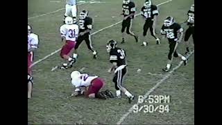 Frontenac Raiders vs Caney 9 30 1994 [upl. by Silvers]