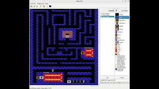 Lord of the Orb Atari XLXE  level editor timelapse [upl. by Dorree745]