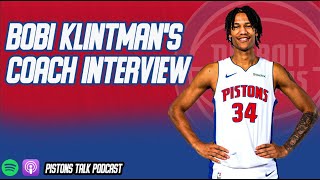 Detroit Pistons Interview With Bobi Klintmans Old Coach From Sweden [upl. by Murvyn]