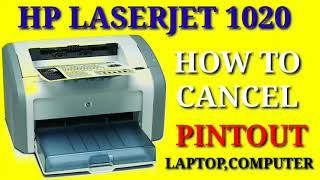 How To easily clear printer queue windows ll hp Laserjet printer [upl. by Namreg542]