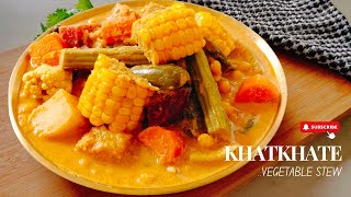 Khatkhate The Ultimate Mixed Vegetable Stew 🥬 Shravan Special  Ganesh Chaturthi Special Recipe [upl. by Hales]