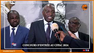 Reportage  PHASE ÉCRITE DU CONCOURS DENTRÉE AU CFPAC 2024 [upl. by Ifok]