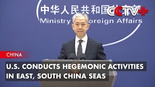 US Conducts Hegemonic Activities in East South China Seas Spokesman [upl. by Zarla285]