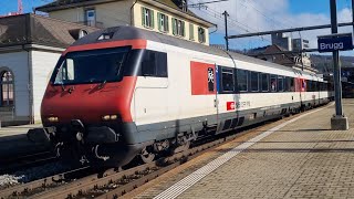 SBB EW IV Pendel abfahrt in Brugg AG [upl. by Irene]