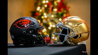 Sun Bowl Team Arrivals Notre Dame HC Marcus Freeman amp Oregon State HC Kefense Hynson [upl. by Harrak]