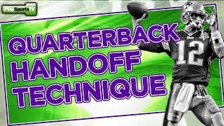 Football Tips Quarterback Handoff Technique [upl. by Nace]