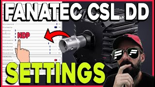 FANATEC CSL DD SETTINGS  Come regolare i FILTRI per MIGLIORARE il FBB [upl. by Madaih592]