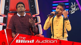 Aslam Roshan  Wedana Hanga  Blind Auditions [upl. by Melisse330]