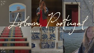 Lisbon Portugal Travel VLOG  Travel Guide amp Tips for Design Lovers [upl. by Brittain]