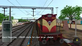 WDM3D LHF Cab Ride  Western Central Railway Route  INDIAN Train Simulator 2020 Jabalpur Katni [upl. by Amihc]