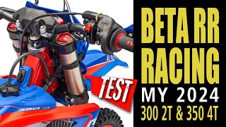 Test Beta RR Racing 300 e 350  2024 [upl. by Lathe986]