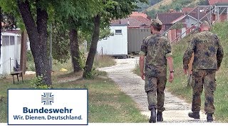 KFOREinsatz Rundgang durchs Lager Prizren  Bundeswehr [upl. by Draper954]