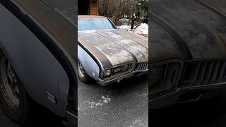 1968 Hurst Olds rescued from destruction restoration hurst barnfind autoarchaeology [upl. by Dag]