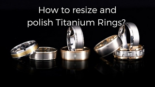 How to resize and polish Titanium rings [upl. by Mateo464]