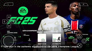 FIFA 2025 PPSSPP Android Offline 4K Camera  EA FC 25 PPSSPP HD Graphics Updated Transfer 202425 [upl. by Trust]