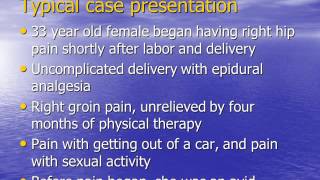 Hip labral tears in the Obstetric Patient presentation for AANA [upl. by Anigue]