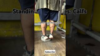 How to do standing calf raises  calf exercises  legs exercises calf shorts trendingshorts like [upl. by Silvers]