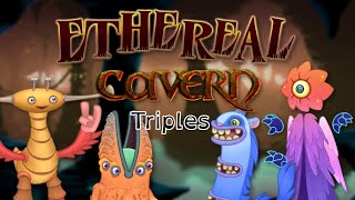 My Singing Monsters Arcane Horizons  Ethereal Cavern  Triples [upl. by Eitirahc]