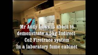 Firetrace Automatic Fire Suppression Fume Cabinet Test [upl. by Thier]