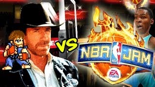 Chuck Norris vs NBA Jam [upl. by Ahsiatal316]