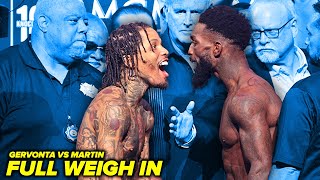 Gervonta Davis vs Frank Martin HEATED Full Weigh in amp Face Off Video • PBC on Amazon Prime [upl. by Ainahs972]