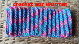 Crochet ear warmer easy crochet headband [upl. by Grieve]