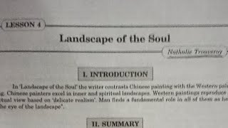 Lesson 3 Landscape of the Soul l Class 11 l CBSE BOARD l Full chapter Covered [upl. by Akemor]